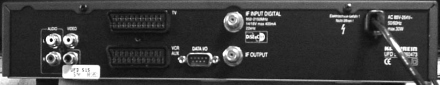 Ansicht der Rückseite des UFD 515